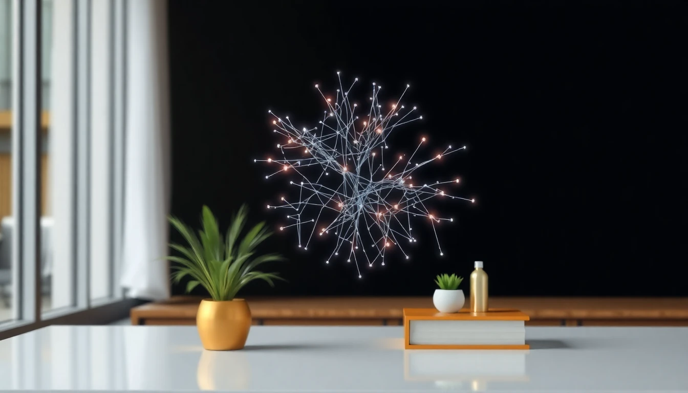 Visualisierung eines neuronalen Netzwerks für KI-Trading